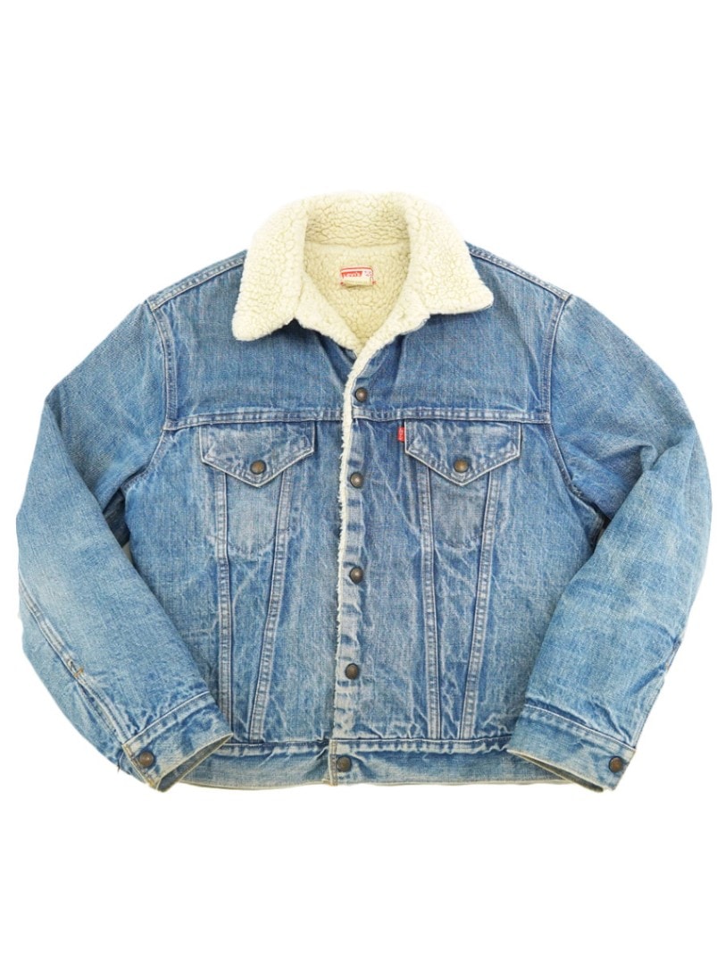 70's Levi's 70605 デニムボアJKT 表記(42) 袖薄ヒゲ | SOLD OUT