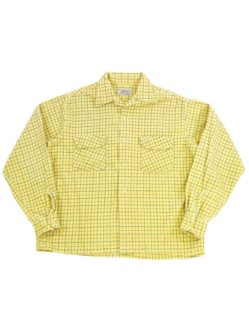 スペシャル】50s 横畝 ループカラー コーデュロイシャツ ブラック