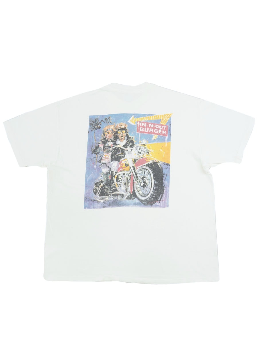 90's Hanes ''IN-N-OUT BUREGER'' 両面プリントTシャツ 表記(XL) USA製