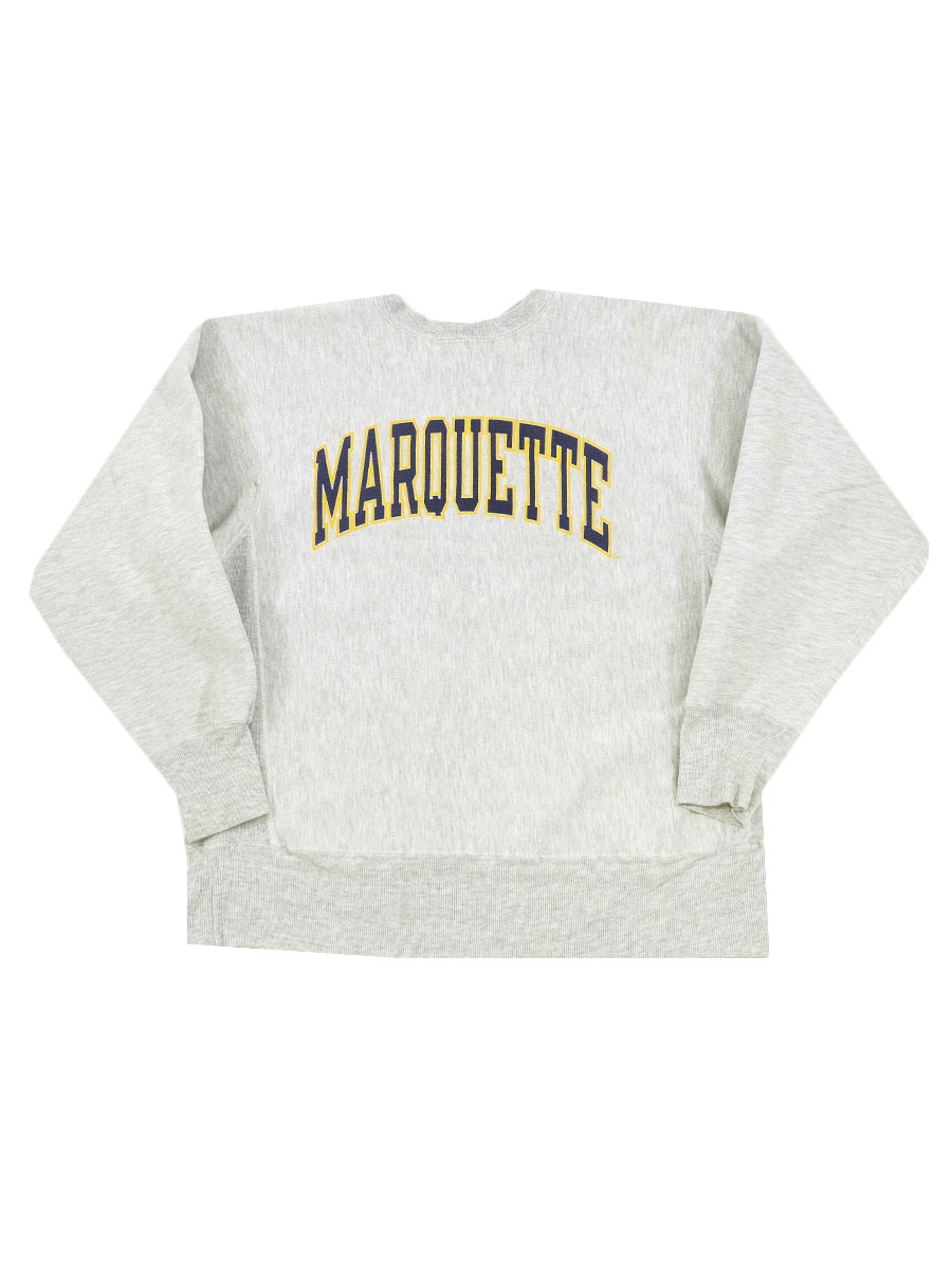 MEXICO製 刺繍タグ チャンピオンRW ''MARQUETTE'' 両面プリント！表記(L)