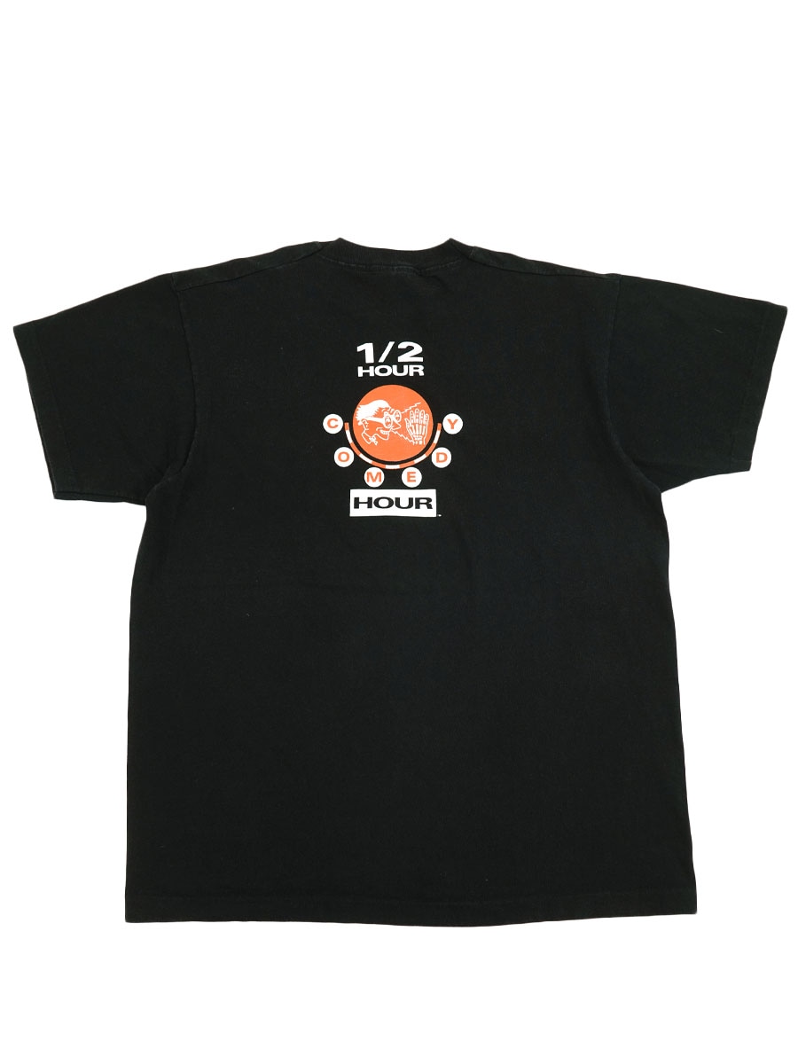 90's FRUITOFTHELOOM ''M-TV 1/2 Hour Comedy Hour'' Tシャツ 表記(XL) USA製