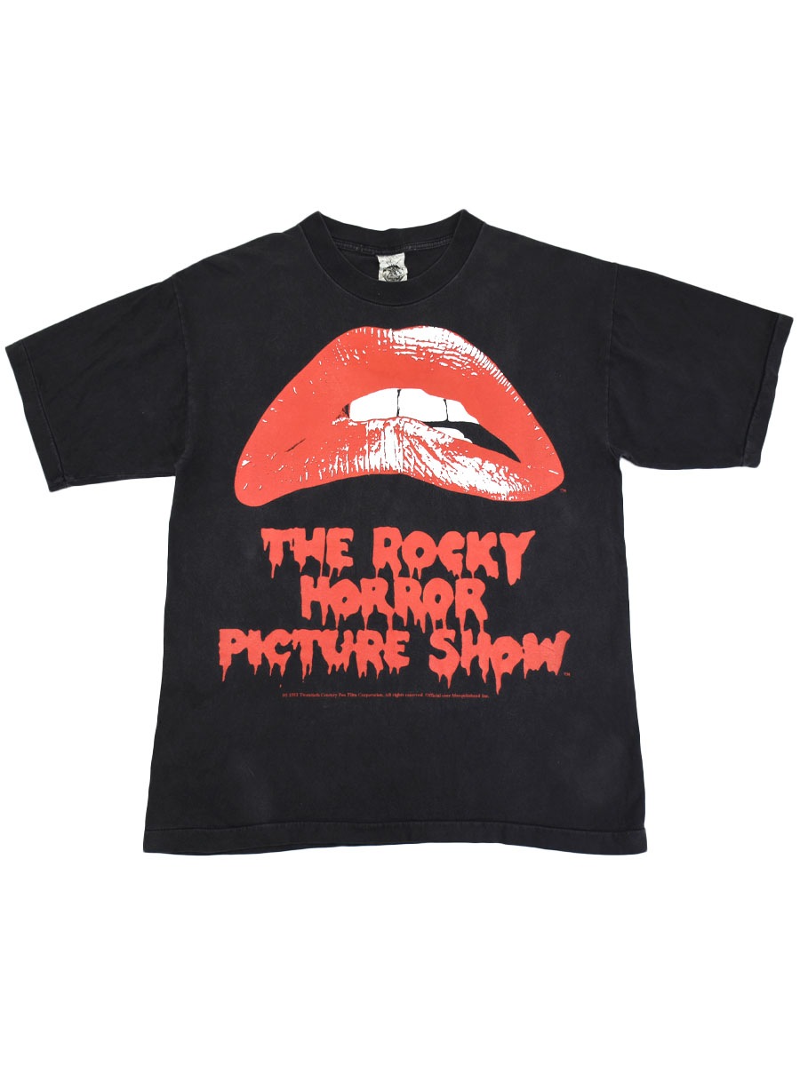 90's MOSQUITOHEAD ''THE ROCKY HORROR PICTURE'' 両面プリント Tシャツ ブラック 表記(L) USA製