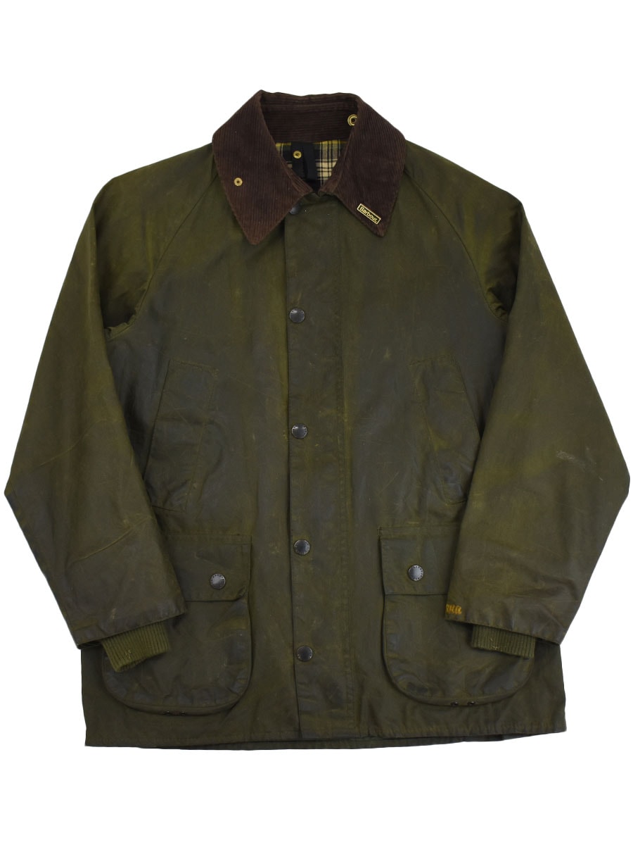 90's Barbour ビデイルジャケット オリーブ 実寸(36位)