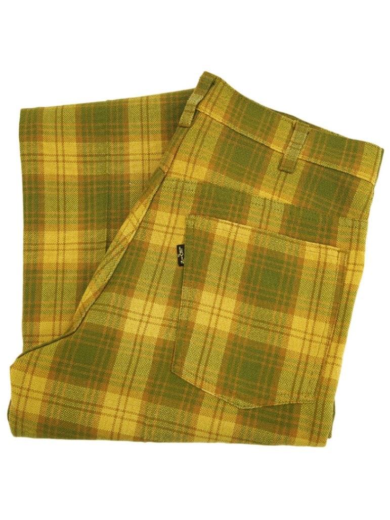 70's Levi's STA-PREST ビッグE スタープレスト チェック 70's Levi's STA-PREST BIG-E スタプレパンツ マドラスチェック