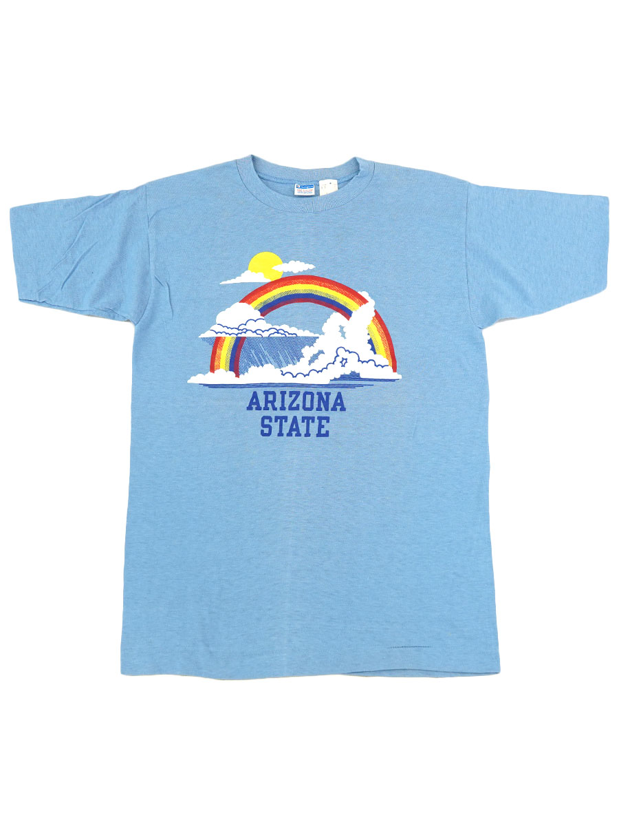 70's バータグ チャンピオン ''ARIZONA STATE'' 100%コットンTシャツ 表記(M) DEAD