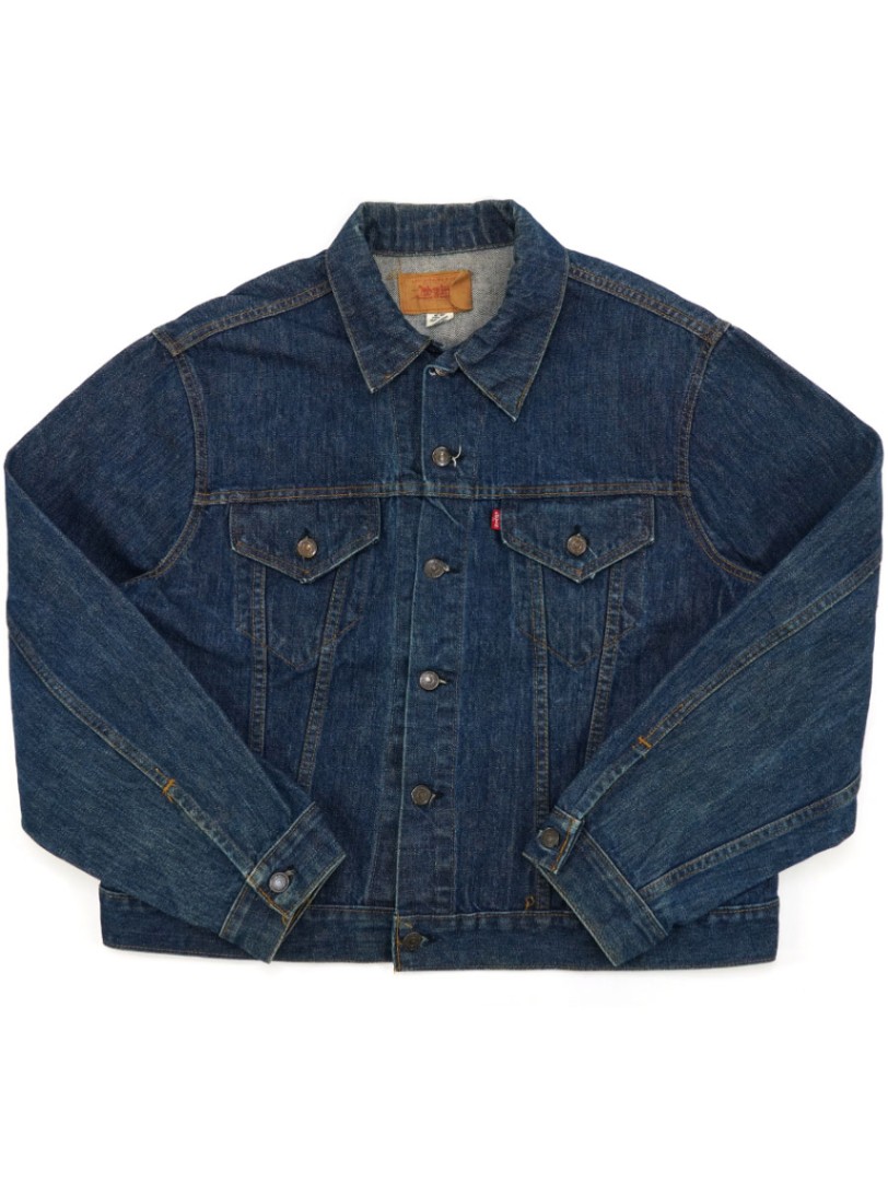 70's Levi's 70505 スモールe デニムジャケット 濃紺 実寸(47位