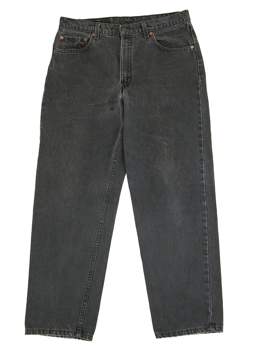 90'S Levi's 550-4891 Tapered Denim Pants Made in USA Men's W32 Vintage cotton blue type Vintage Second Hand
