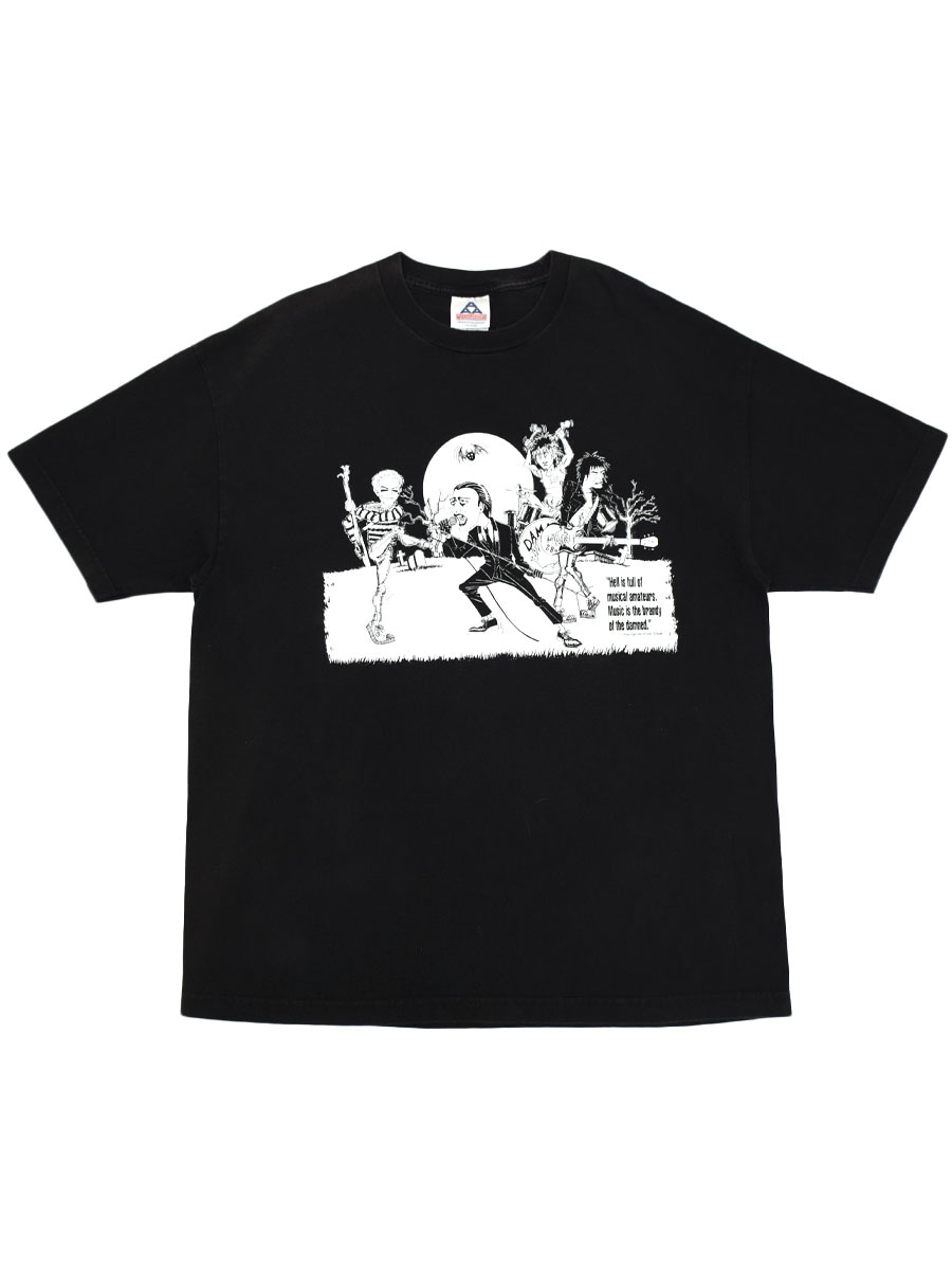 90's～ AAA ''The Damned'' 両面プリント Tシャツ ブラック 表記(XL