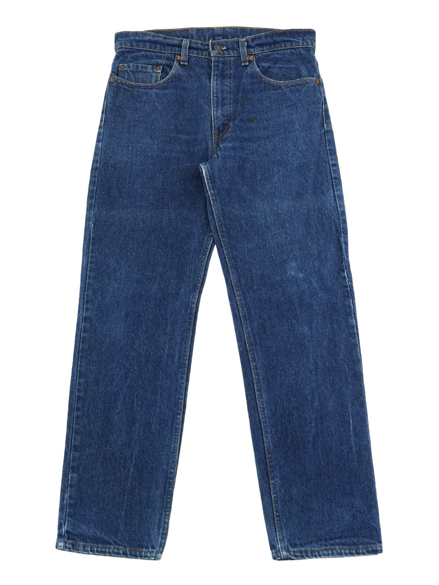 【USA製】80s Levi's 505 デニムパンツ 表記W32L30 古着 80's Levi's 505 ®マークのみタブ デニムパンツ 良雰囲気 表記(33x30
