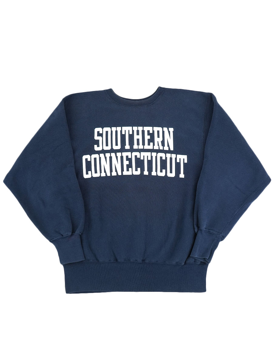 90's 刺繍タグ チャンピオンRW ''SOUTHERN CONNECTICUT'' 表記(L) USA製