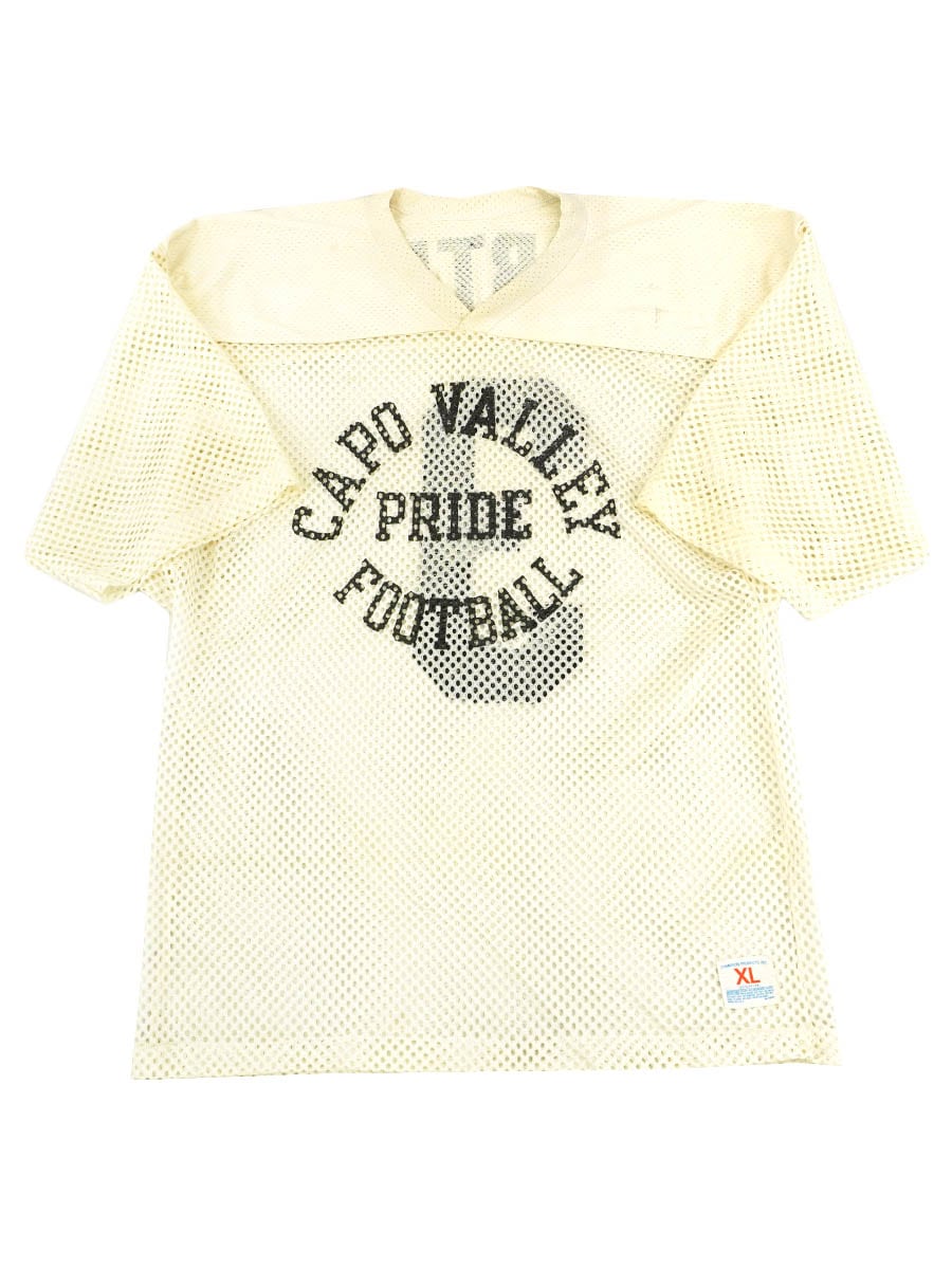 70's～ チャンピオン ''CAPO VALLEY PRIDE FOOTBALL'' 両面黒プリント