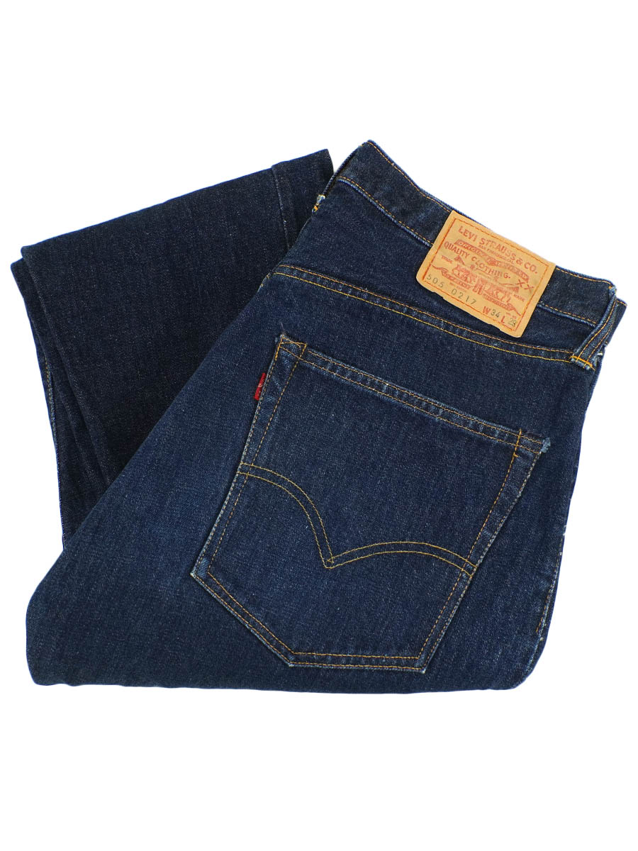 60's Levi's 505 BIG-E デニムパンツ 濃紺 表記(34x29) 大文字表記