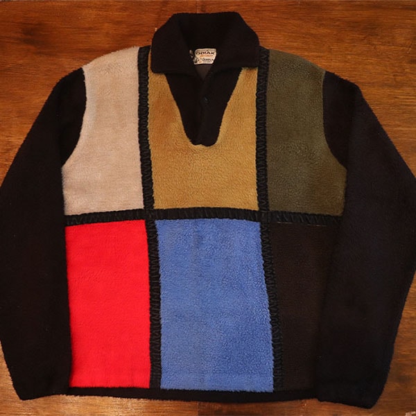 【希少】USA 1950年代 50s KODIAK pullover ジャケット Vintage 50s Kodiak Pullover by Campus Boys Blue Red White