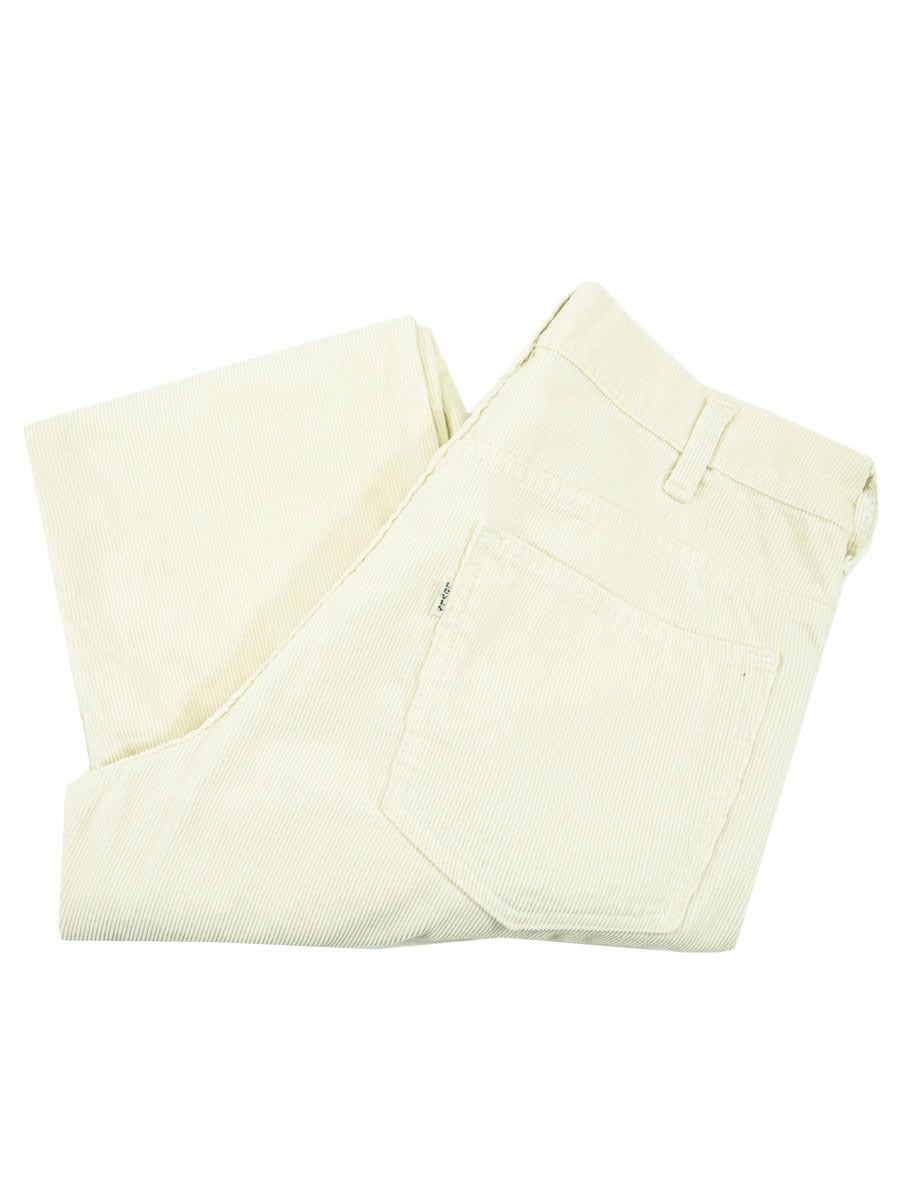 70's～ JCPenney 519タイプ コーデュロイパンツ アイボリー 実寸(33ｘ27位)