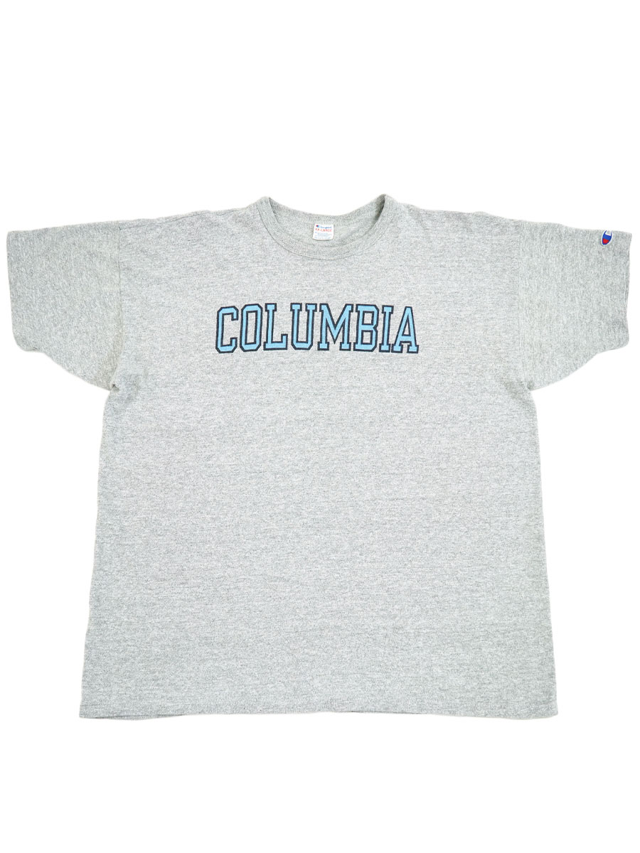 80's トリコタグ チャンピオン ''COLUMBIA'' 霜降りTシャツ 表記(XXL)