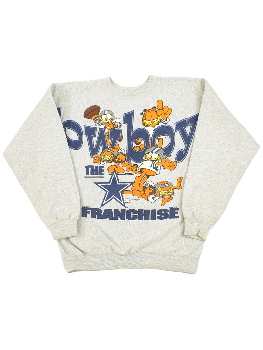 90's～ ''Cowboys THE FRANCHISE'' スウェット グレー 実寸(XL位)