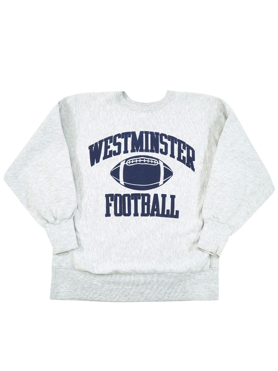 90's 刺繍タグ チャンピオンRW ''WESTMINSTER FOOTBALL'' 3段プリント 表記(L) USA製