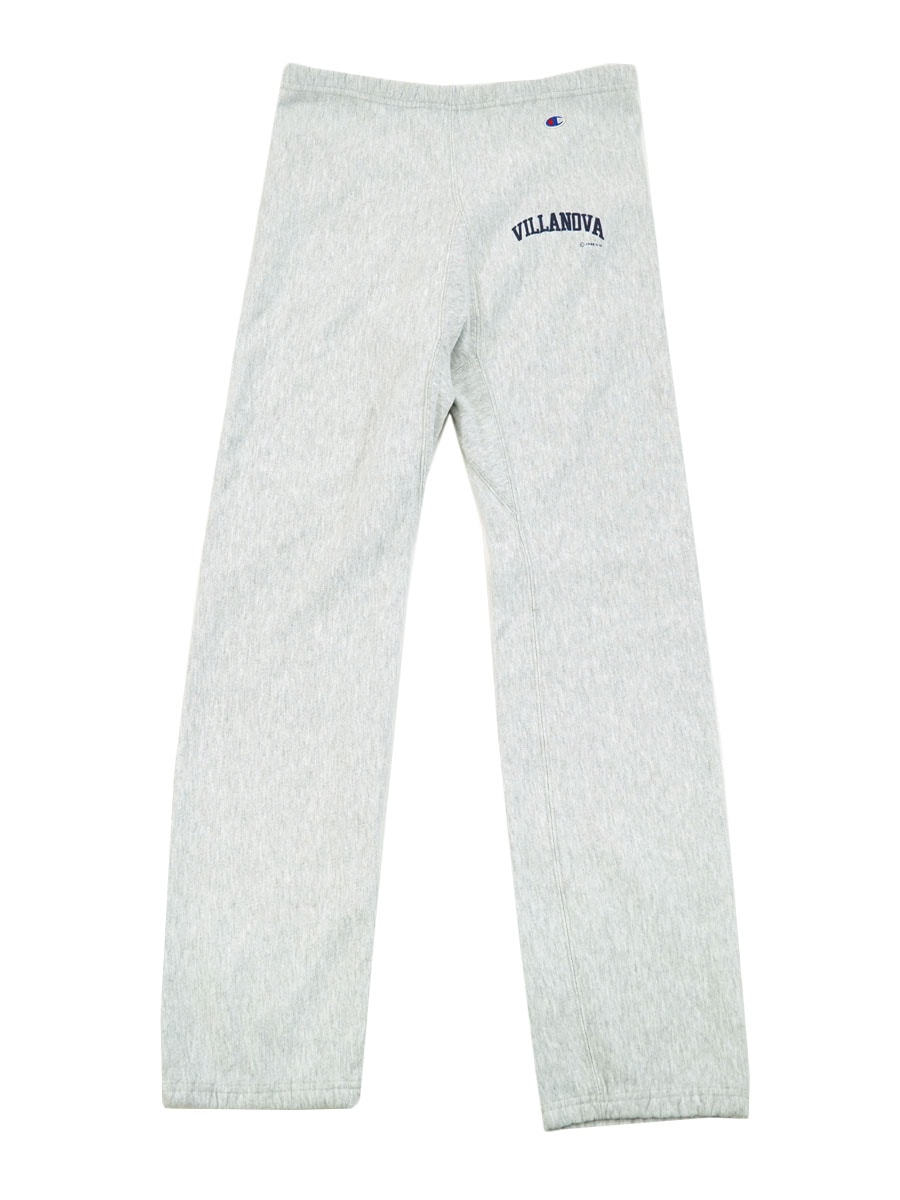 80's プリントタグ チャンピオンRWパンツ ''VILLANOVA'' グレー 表記(L)