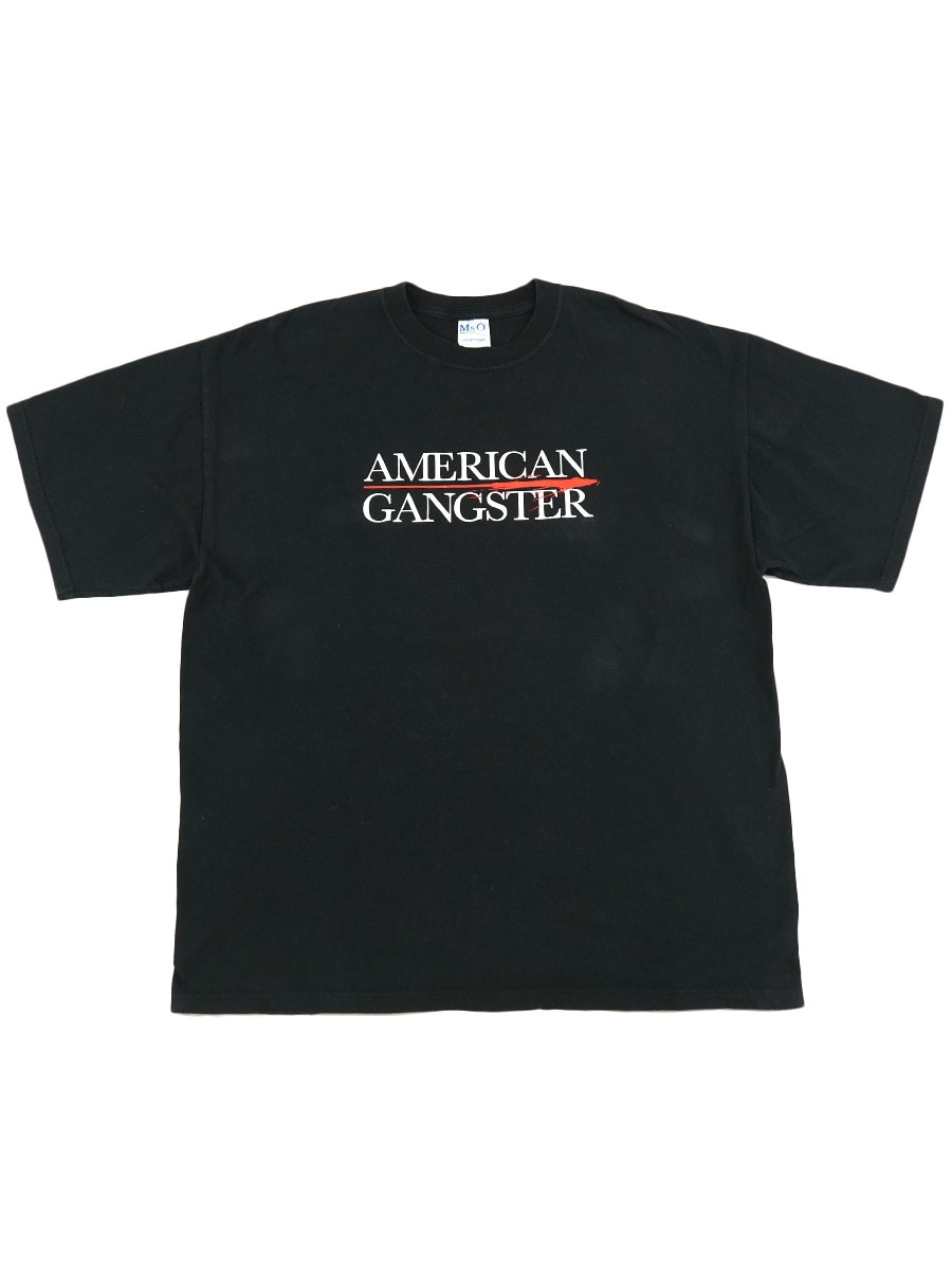 00's M&O ''アメリカン・ギャングスター'' ムービーTシャツ 表記(XL)