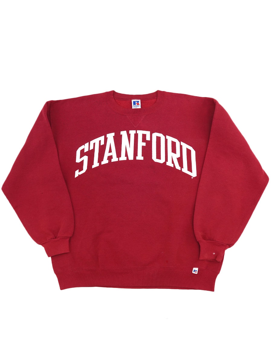 90's RUSSELL ATHLETIC ''STANFORD'' 前V スウェット 表記(XL) USA製