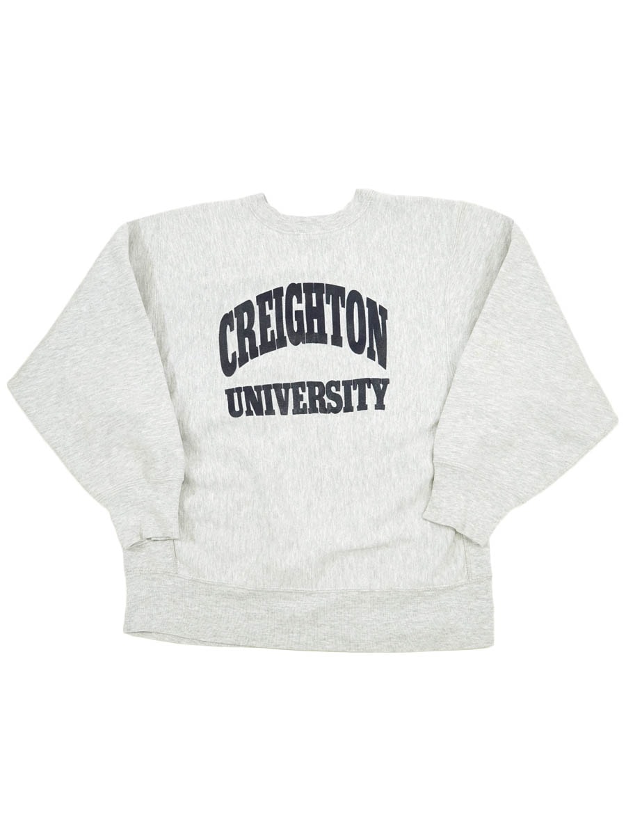 80's プリントタグ チャンピオンRW ''CREIGHTON UNIVERSITY'' 表記(XL)