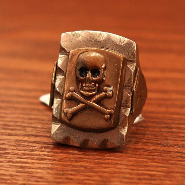 1940s MEXICAN BIKER RING , SKULL No25, Size 18号 | SOLD OUT
