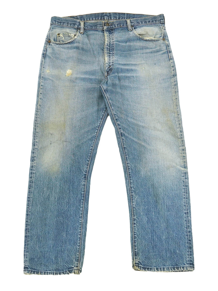 70's Levi's 505 シングル デニムパンツ 良色落ち W36 L31 70's Levi's 505 シングル デニムパンツ 良雰囲気 実寸(39x29位