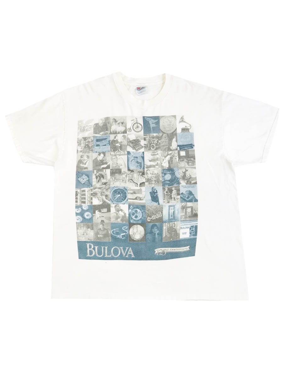 90's Hanes ''BULOVA 125th Annivarsary'' Tシャツ 表記(XL)