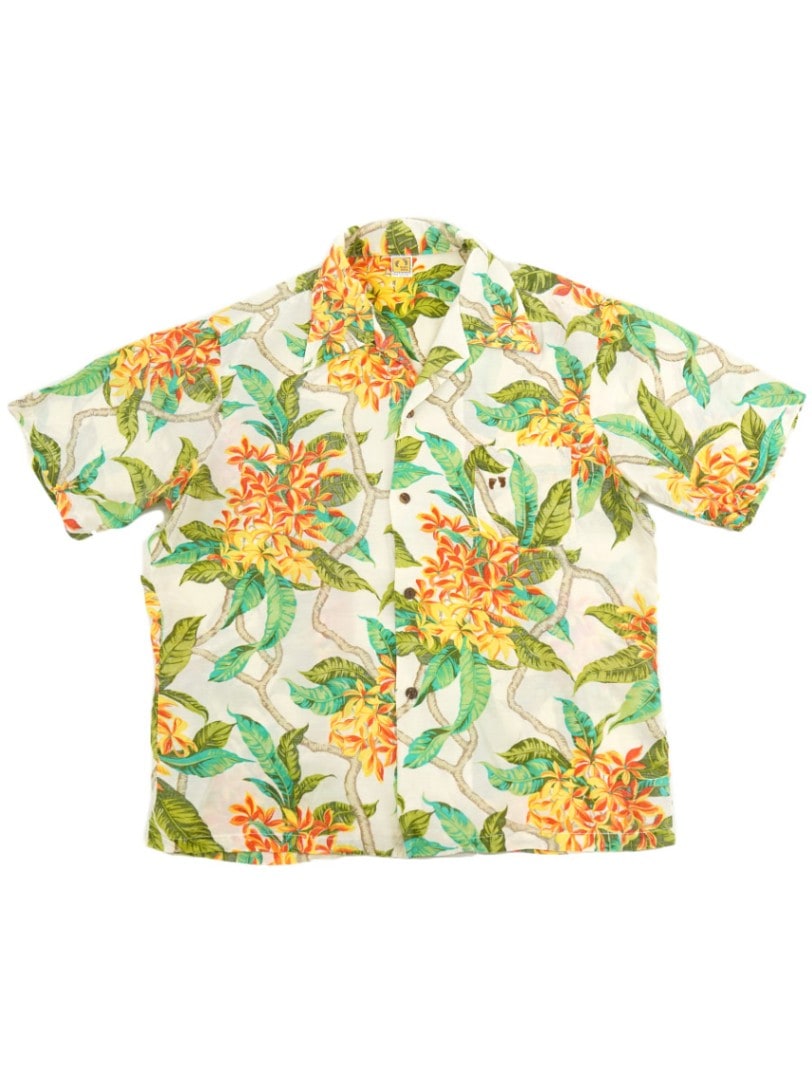 70's～ HANG-TEN ハワイアンシャツ 表記(XL)