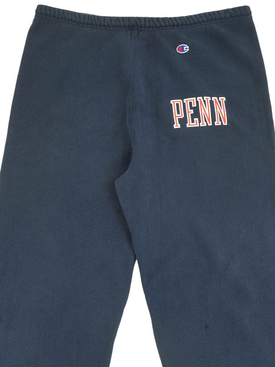 90's 刺繍タグ チャンピオンRWパンツ ''PENN'' ネイビー 表記(L) USA製