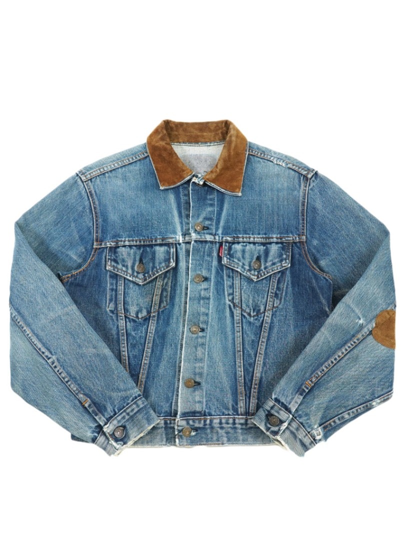 60's Levi's 70505 ビッグE デニムジャケット 実寸(36位) 60's～ Levi's 70505 BIG-E デニムジャケット 良雰囲気 実寸(36