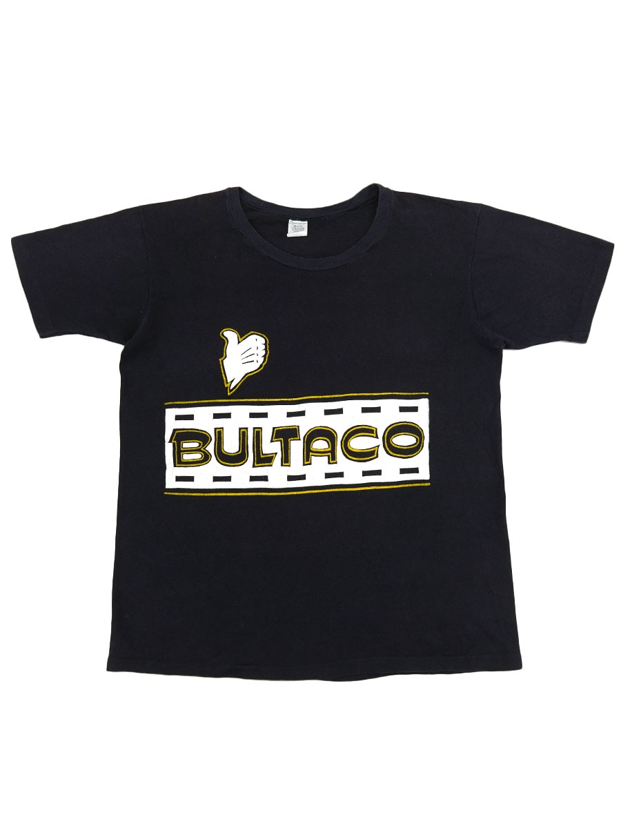 70's Sportswear ''BULTACO'' モーターサイクルTシャツ 表記(L)