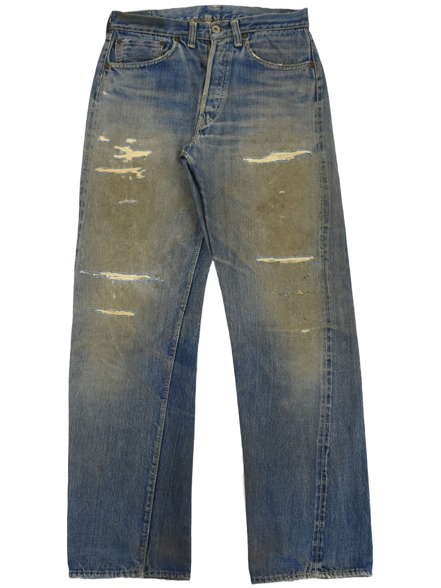 50's Levi's 501XX デニムパンツ 味ありリペア 良雰囲気 実寸(30.5x30.5位)