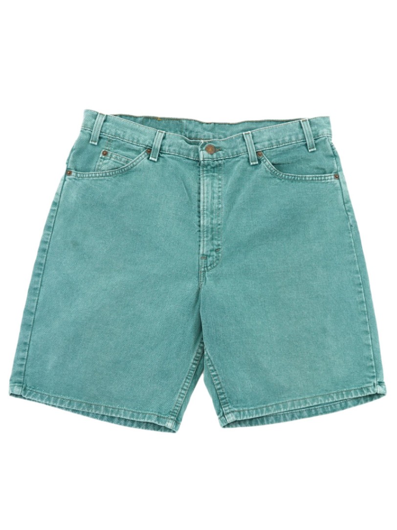 90's Levi's 550 オリジナルショーツ グリーン 表記(36) USA製