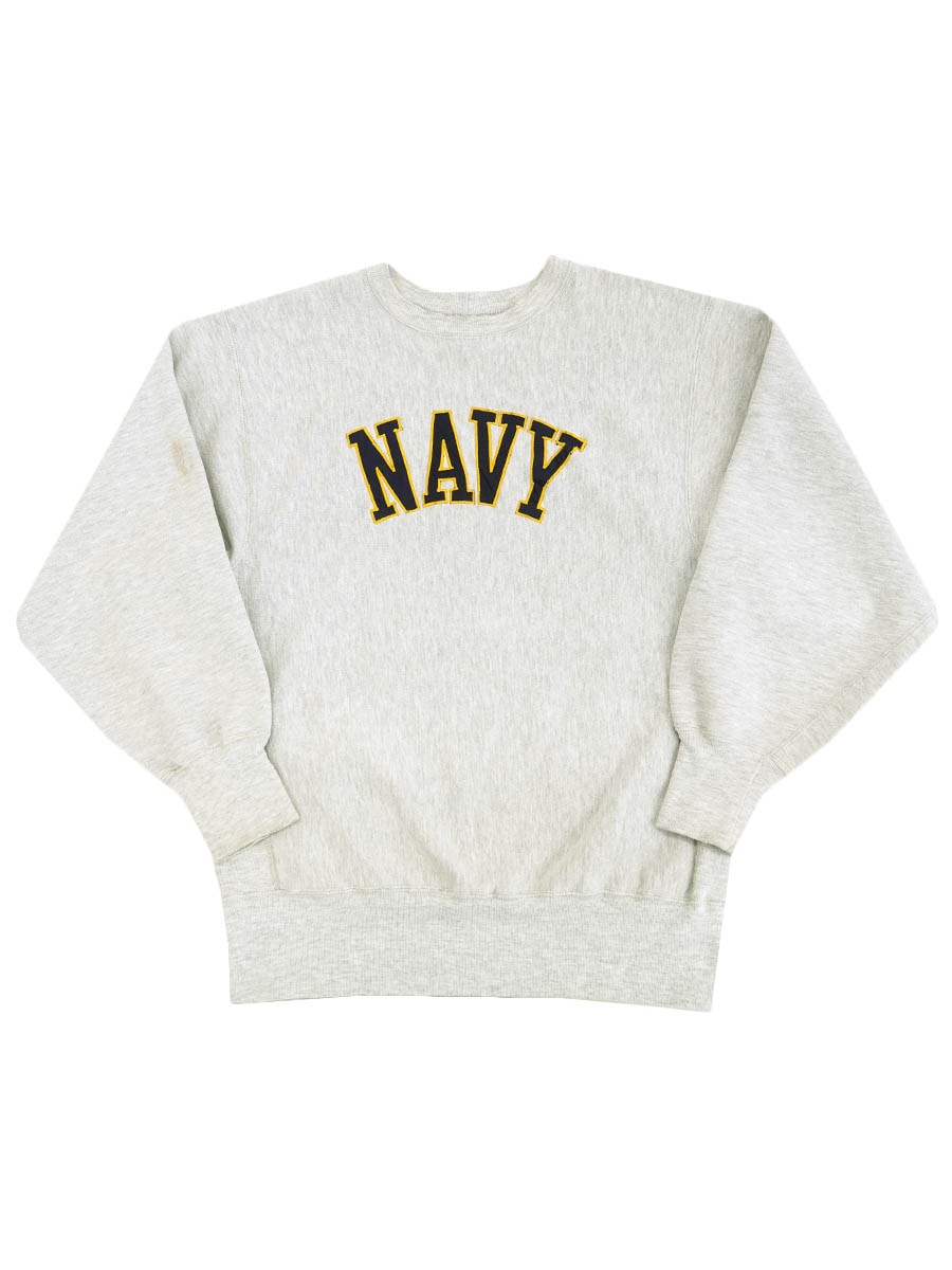 90's 刺繍タグ チャンピオンRW ''NAVY'' 刺繍ロゴ 表記(XL) USA製
