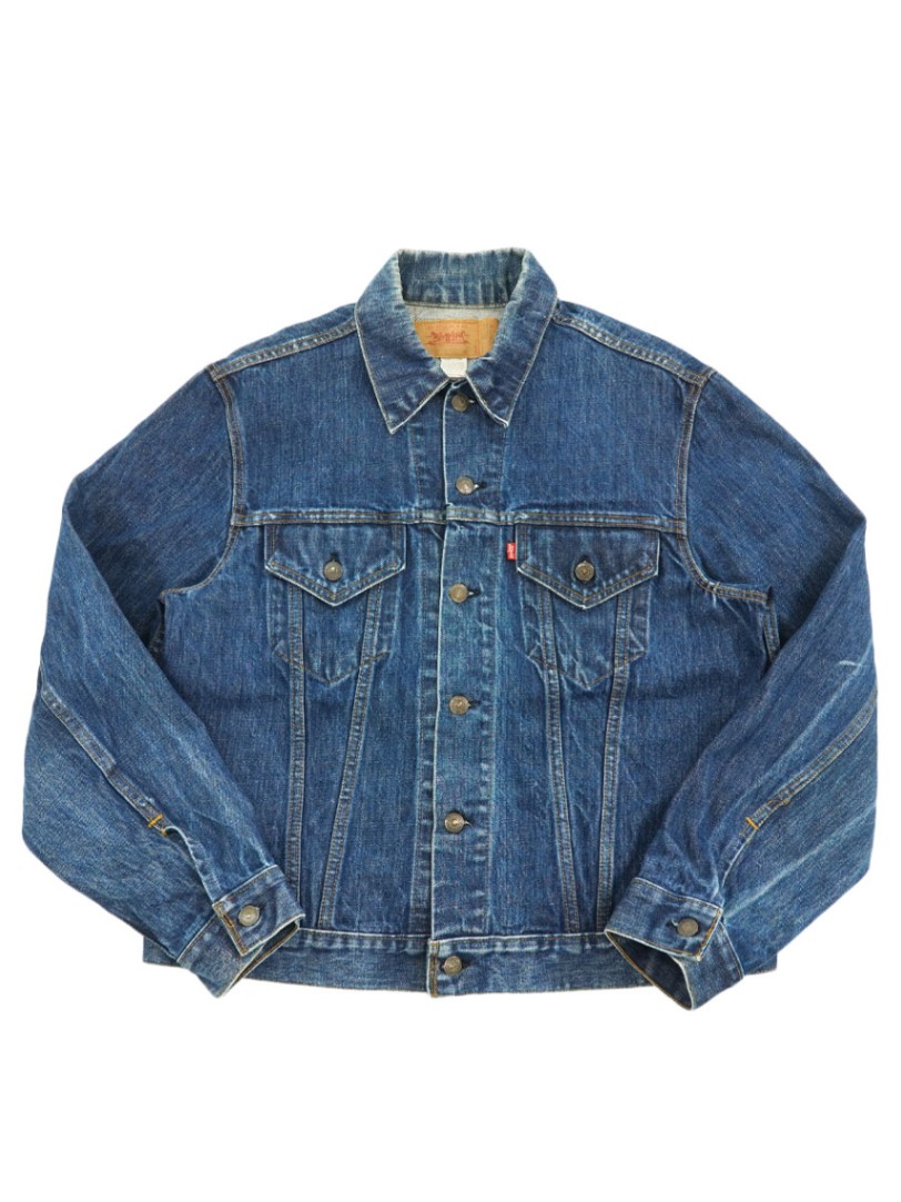 70sLEVI'S 70505新品デニム46古着 デッドストック　ビッグサイズ ビッグサイズ！46相当！】70s〜 Levi's 70505 デニムジャケット