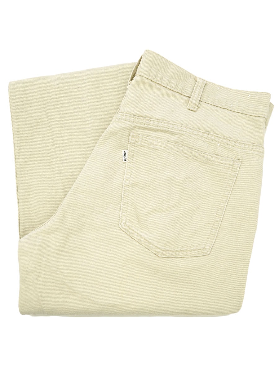 70's Levi's 519 コットンツイルパンツ アイボリー 表記(33x30)