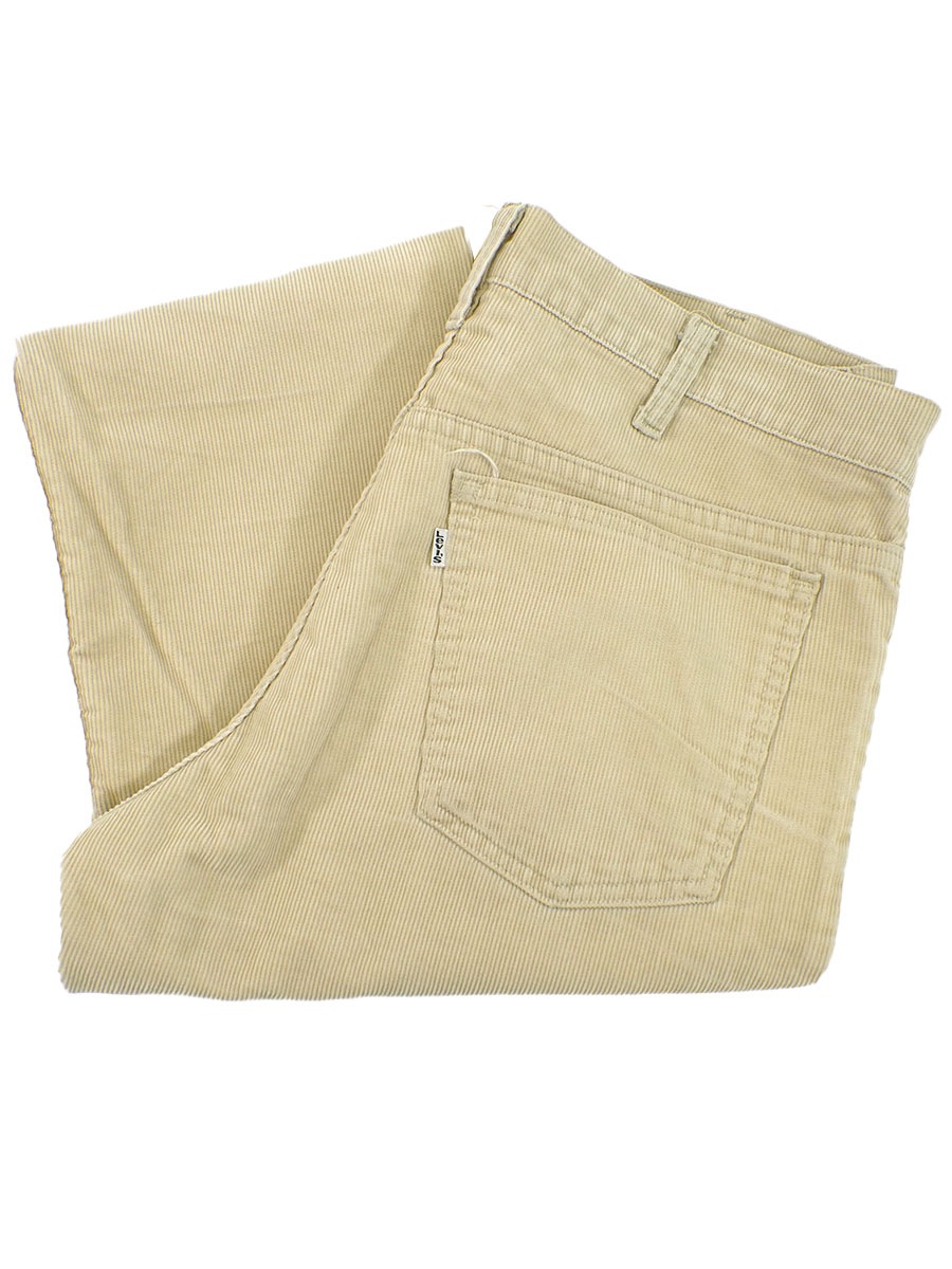 80's Levi's 519 コーデュロイパンツ ライトベージュ 表記(34ｘ30）
