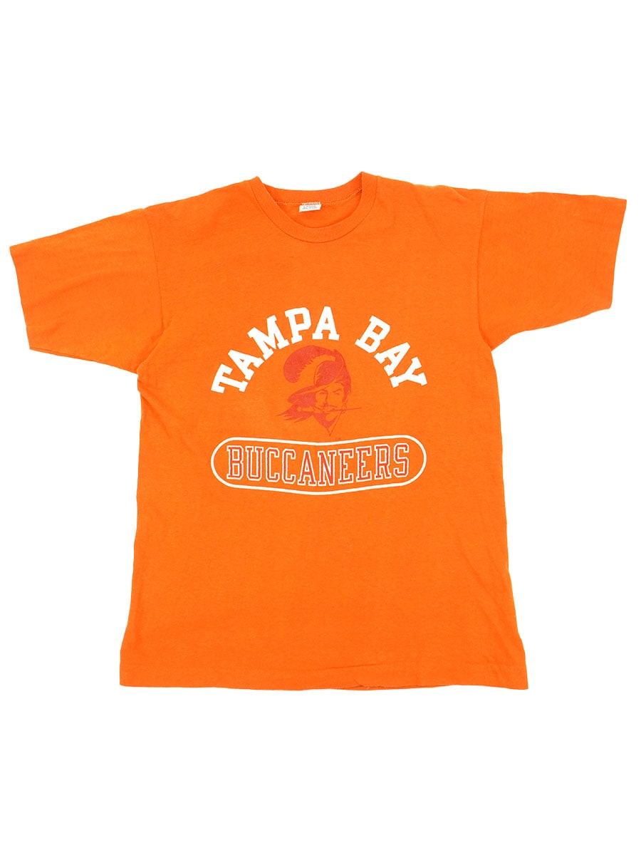 70's バータグ チャンピオン ''TAMPA BAY BUCCANEERS'' 3段プリント T