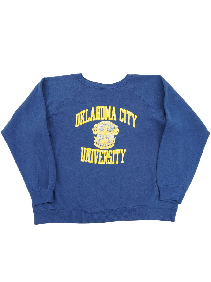 80's トリコタグ チャンピオン ''OKLAHOMA CITY～'' 3段プリント 表記(XXL) USA製 SOLD OUT