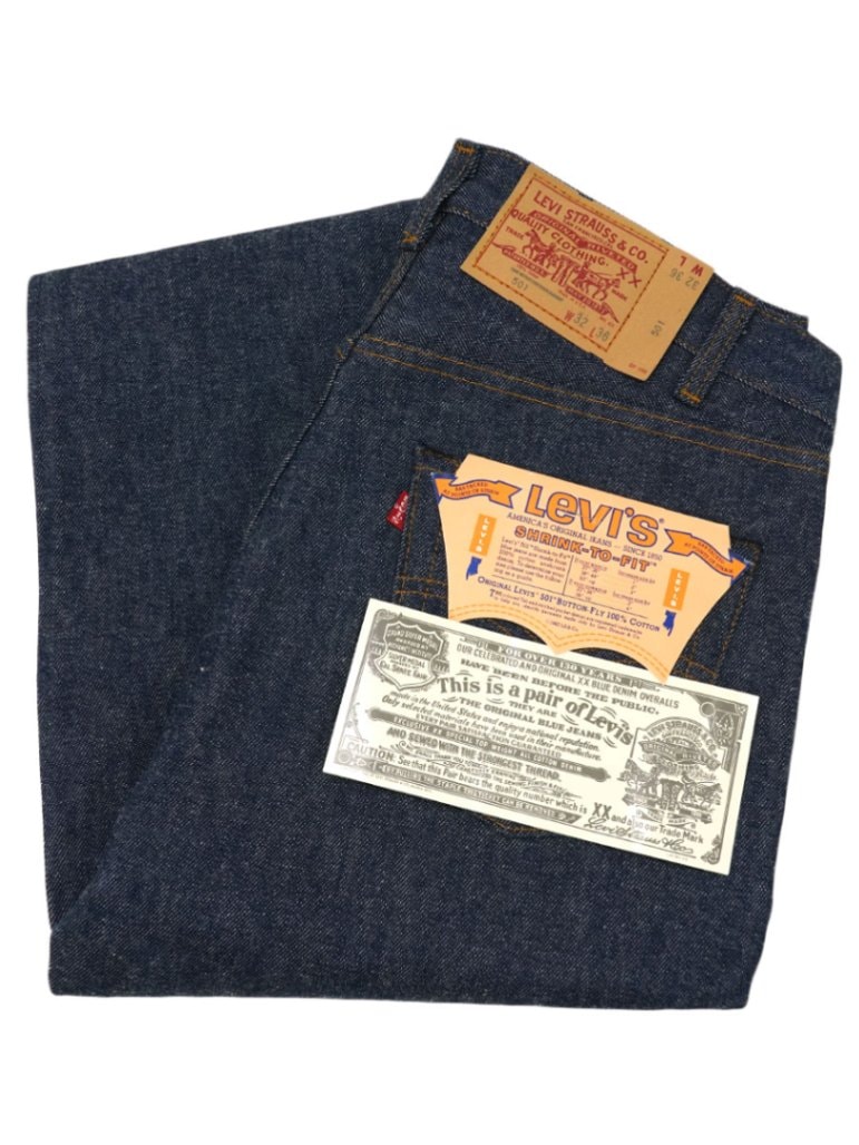 80's Levi's 501 内股シングル デニムパンツ 表記(32x36) USA製