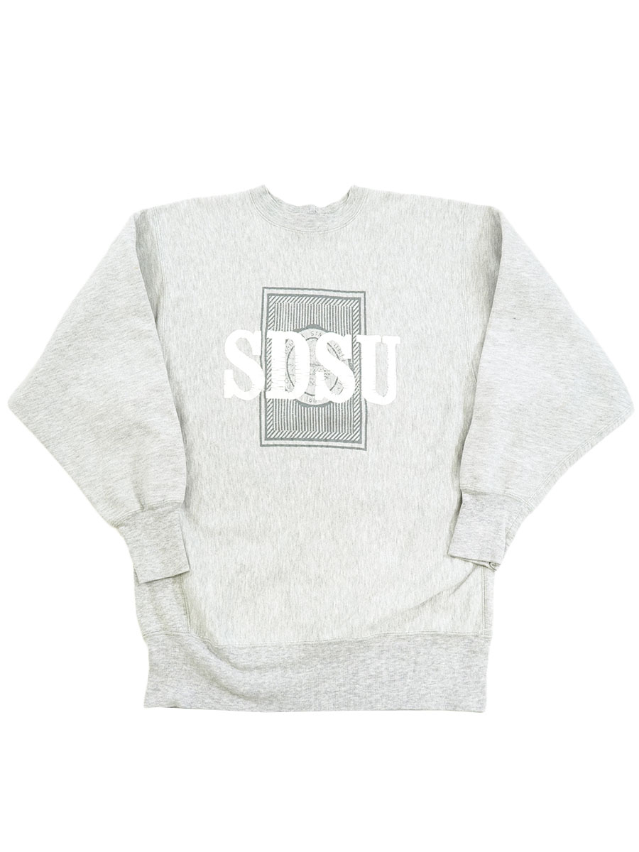 90's 刺繍タグ チャンピオンRW ''SDSU'' グレー 表記(XXL) USA製