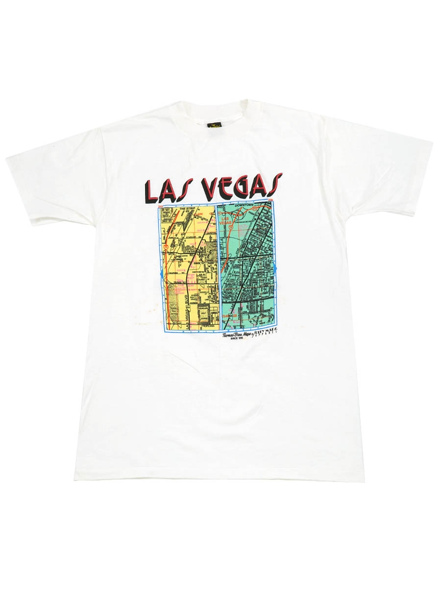 80's ANVIL ''LAS VEGAS'' プリントTシャツ 表記(L) USA製 DEAD