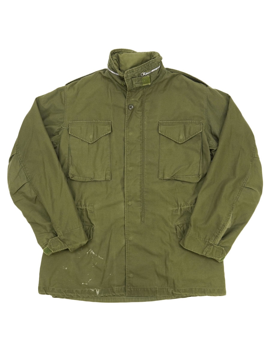 60's～ U.S.ARMY M-65 フィールドジャケット アルミジップ 実寸(MEDIUM位)