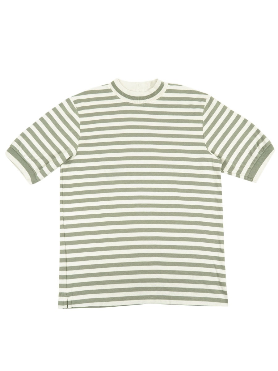 80's LANDS'END ハイネック ボーダーTシャツ 表記(M) USA製