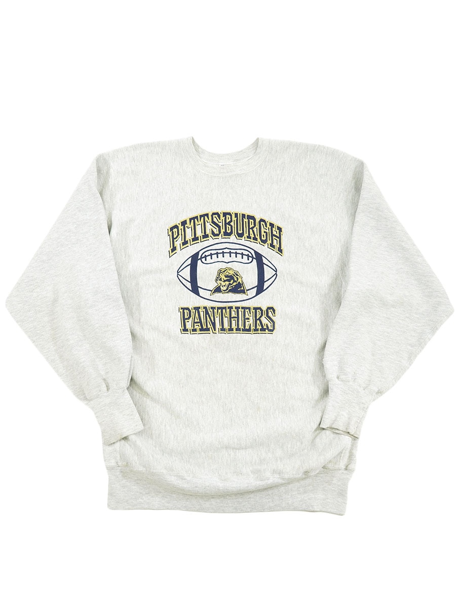 MEXICO製 刺繍タグ チャンピオンRW ''PITTSBURGH PANTHERS'' 3段プリント 表記(XXXL)