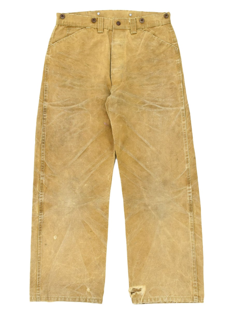 40's BLACK BEAR BRAND サスペンダーボタン ダックハンティングパンツ 実寸(32x28位)