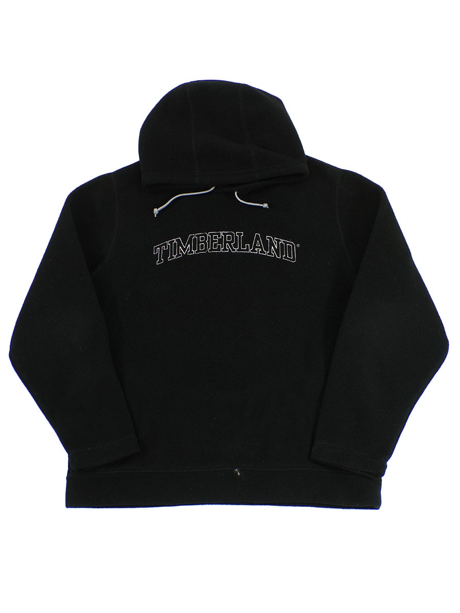00's Timberland フリースパーカ ブラック 表記(XL)