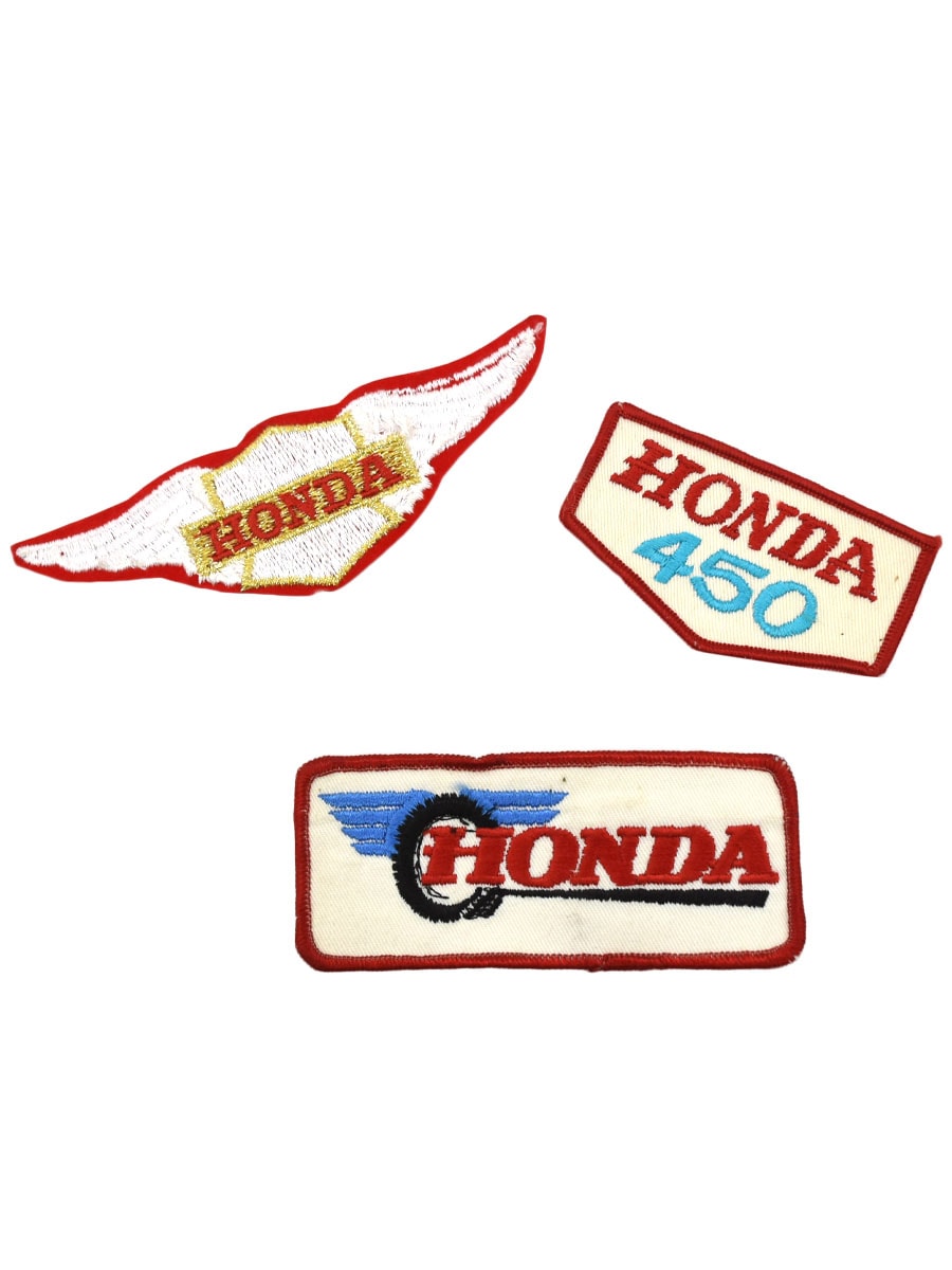 ビンテージ ''HONDA'' ワッペン 3点セット