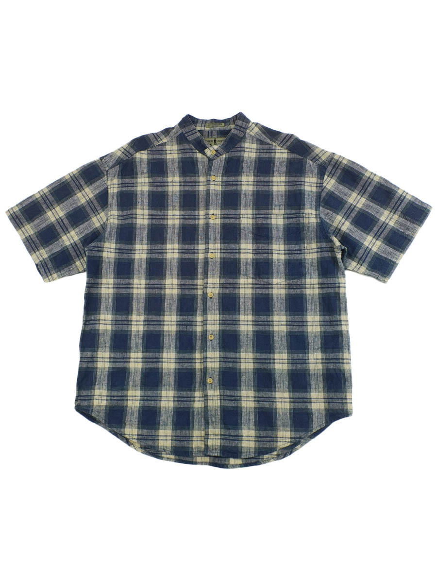 90s 半袖シャツ　チェック　短丈　cityboy ノームコア　古着　ノームコア 90s 半袖シャツ チェック 短丈 cityboy ノームコア 古着